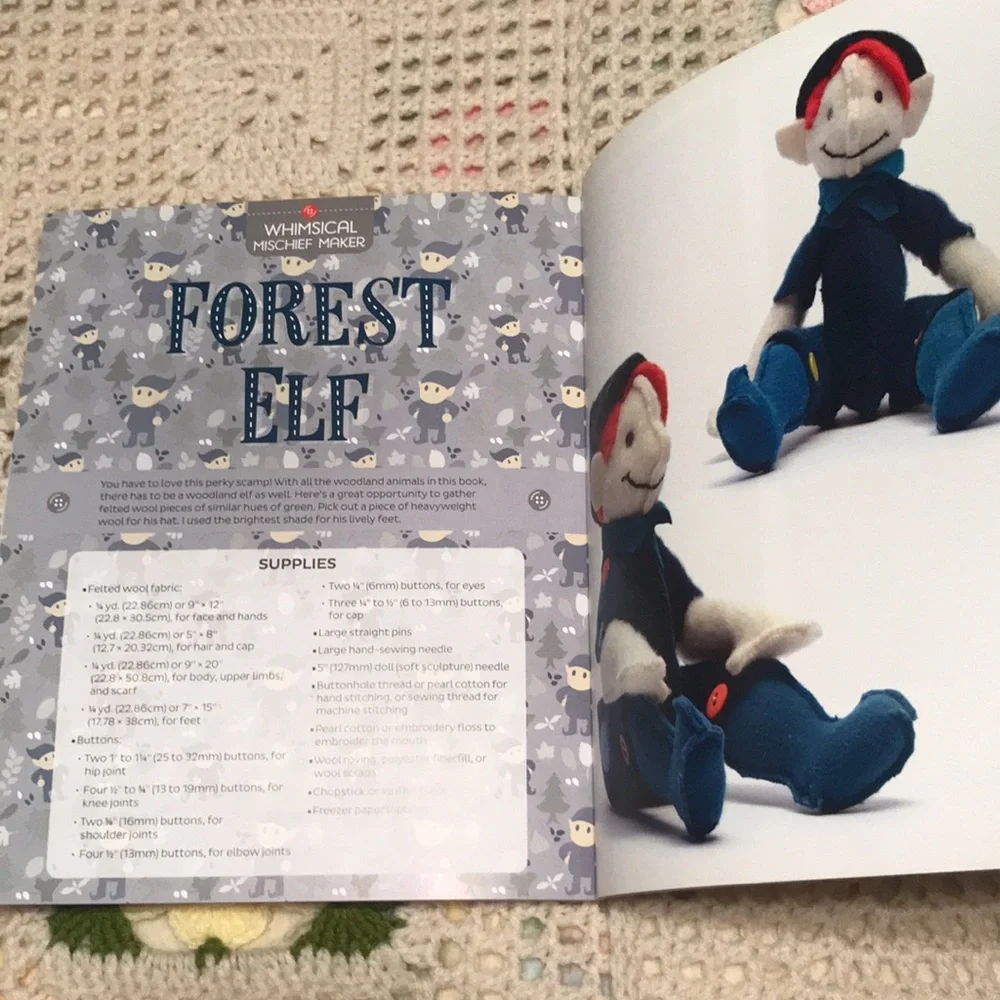 Button-Jointed Stuffed Animals Book - Picture 6 of 8